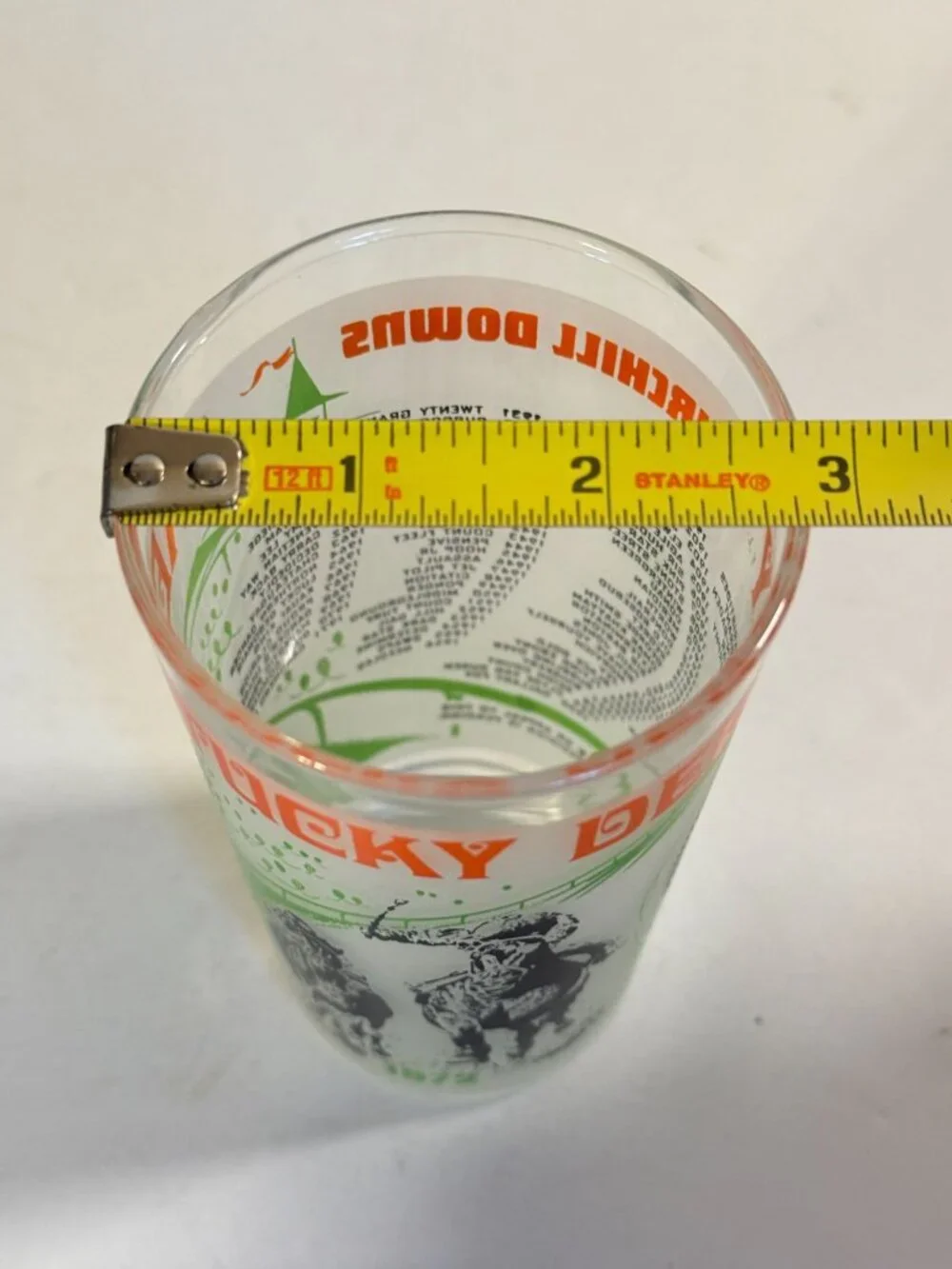 Vintage 1972 Kentucky Derby Mint Julep Glass Churchill Downs Barware